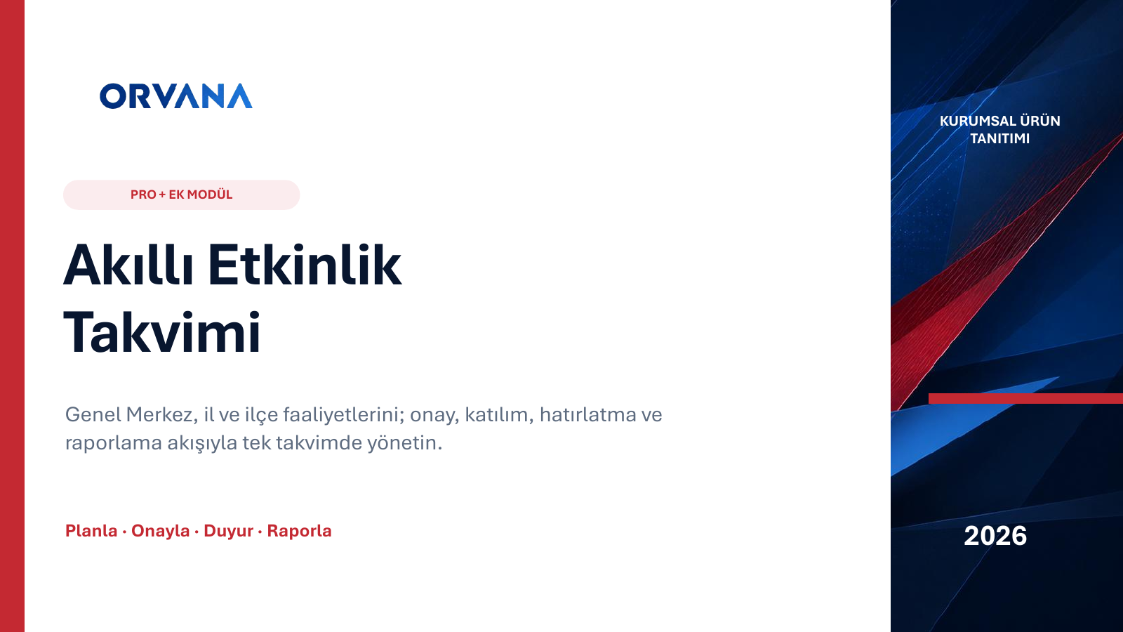 Akıllı Etkinlik Takvimi sunum kapağı